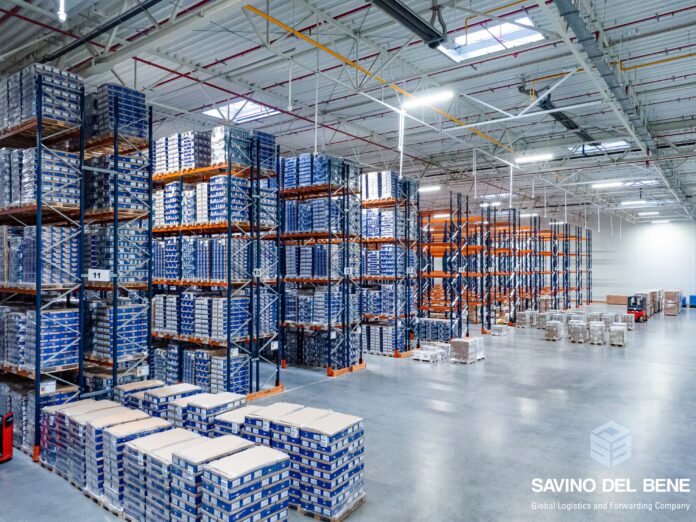 Inside of a Savino Del Bene Warehouse
