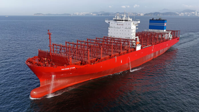 A 7,900-TEU Container Ship Built by HJSC