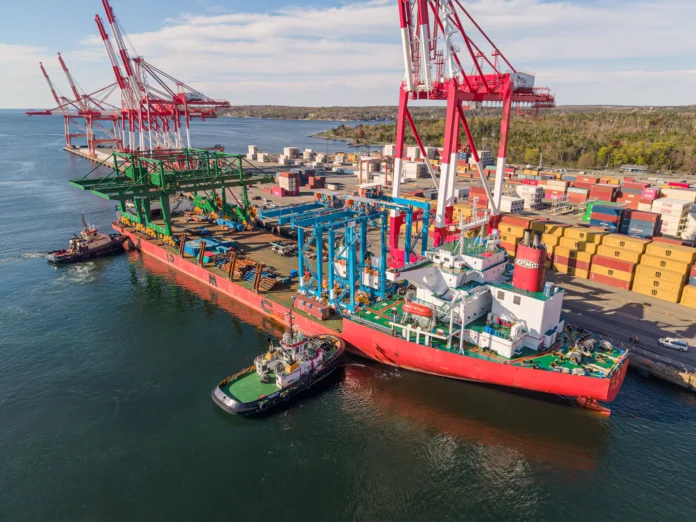 Port of Halifax introduces first electric remotely operated rail cranes
