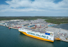 Grimaldi christens ammonia-ready car carrier Grande Svezia in Sweden vessel Grande Svezia