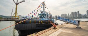Wilson Sons launches new tugboat for operations at Port of Santos