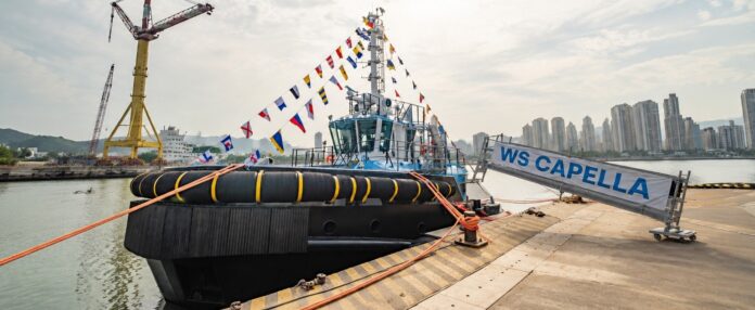 Wilson Sons launches new tugboat for operations at Port of Santos