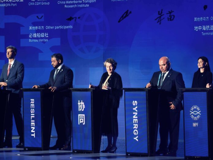 d517c63b-27c0-4f3c-9b31-aa161b6eedd9 (1) Valenciaport and the Port of Ningbo have supported the signing of a practical implementation agreement for the Ningbo-Valencia Green Corridor