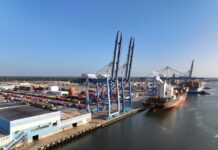 SC Ports expands Ro-Ro operations at North Charleston Terminal SC Ports is taking the first step to prepare the former paper mill site for port operations, with plans to handle ro-ro cargo at North Charleston Terminal. (Photo/Matthew Peacock)