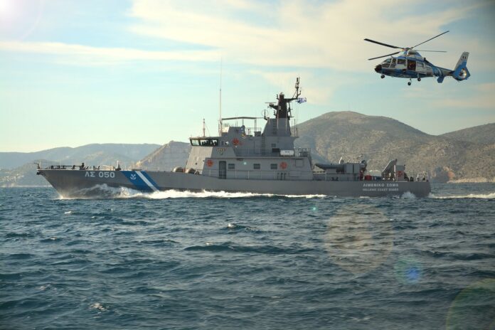 A cargo vessel carrying approximately 8,000 metric tonnes of soda sank in the Aegean Sea after running aground in a rocky area.