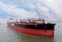 Union Maritime takes delivery of third WindWings-equipped LR2 tanker Monza, LR2 Tanker fitted with two 37.5-metre WindWings®