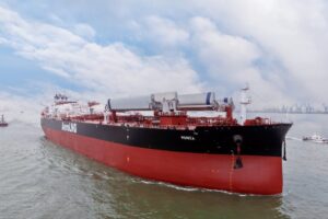Union Maritime takes delivery of third WindWings-equipped LR2 tanker