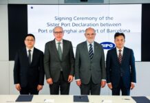 Ports of Barcelona and Shanghai formalise strategic cooperation agreement The Port of Barcelona has signed a strategic cooperation agreement with the Shanghai Port, establishing a sister port relationship.