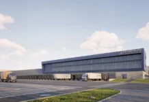 Rhenus Road Freight to build new transshipment hub in Dortmund rchitectural visualization of the new Rhenus Road Freight transshipment center in Dortmund. Credits: SHA Scheffler Helbich Architekten Dortmund