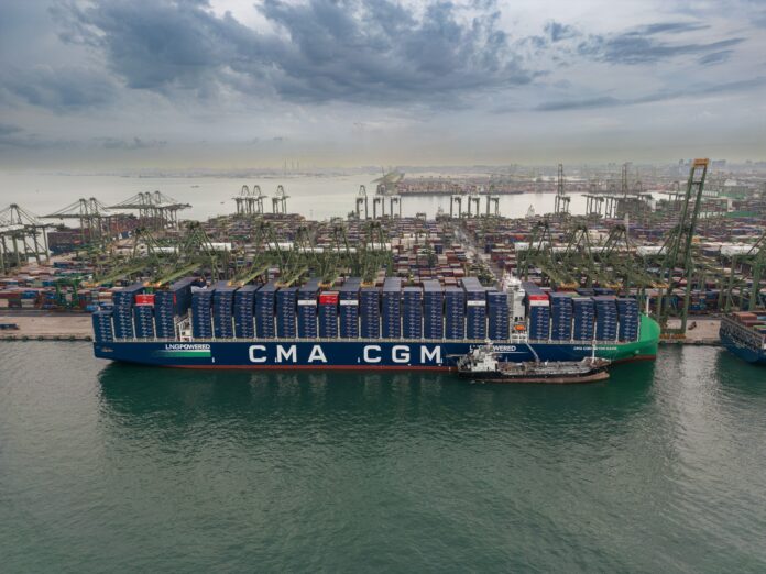 CMA CGM Notre Dame 4 CMA CGM has introduced changes to two regional services, consolidating operations in Northern Europe and Eastern Mediterranean.