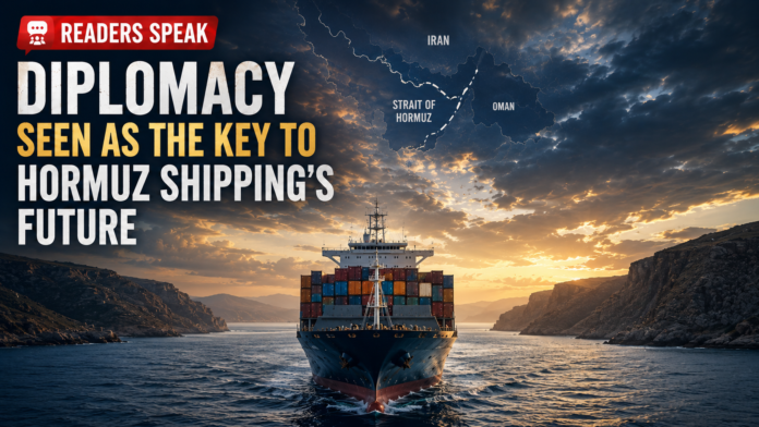 Readers Speak: Diplomacy seen as key to Hormuz shipping future Readers Speak: Diplomacy seen as key to Hormuz shipping future