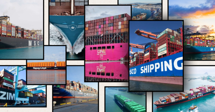 The largest container shipping companies continued to dominate global liner shipping during the first half of 2026.