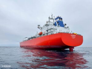 WinGD powers delivery of first ocean-going ammonia-fuelled vessel