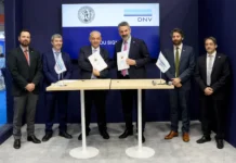 DNV and NTUA expand maritime cooperation with new research agreement Prof. Ioannis Chatzigeorgiou, Rector of NTUA (left), and George Teriakidis, Regional Manager, Southeast Europe, DNV Maritime, signed the new MOU.