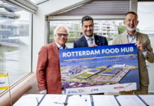 Port of Rotterdam agrees development food hub expansion The Port of Rotterdam, Necron Group and PTP Group have signed an issuance agreement for the development of logistics infrastructure.