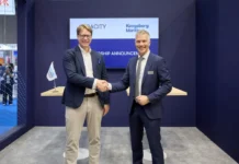 DNV and Kongsberg Maritime partner on vessel data exchange standard Mikkel Skou and Anders Bryhni at the signing event, Posidinia, Athens (Images: DNV)