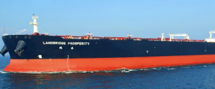 Bangladesh Prosperity (ex Landbridge Prosperity), one of the secondhand VLCCS purchased by Sinokor Maritime