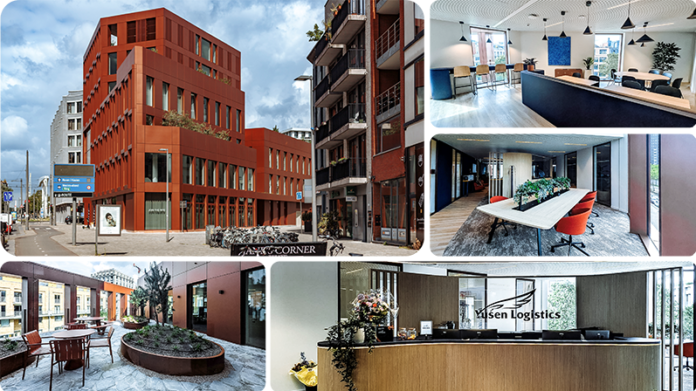 Exterior and interior views of European new regional headquarters in Antwerp Exterior and interior views of European new regional headquarters in Antwerp