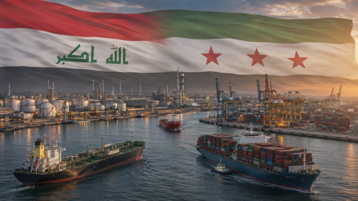 The Iraq–Syria arrangement a corridor, not yet a system contingent on trucking converting into fixed infrastructure.