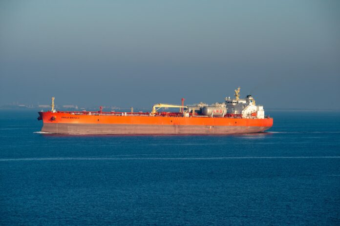 A red tanker