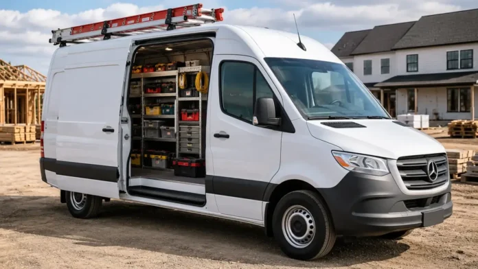 A white truck