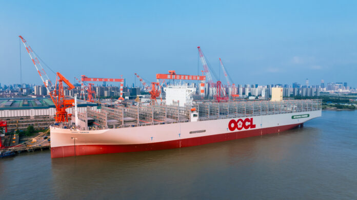 OOCL Grace methanol dual-fuel containership