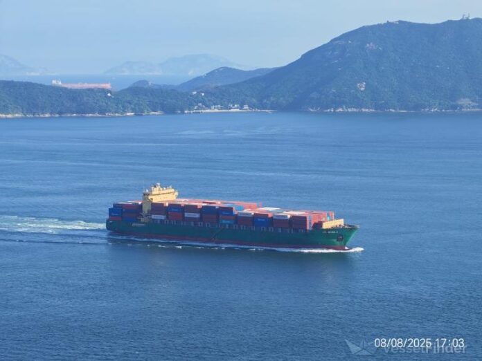 PANSTAR ACRO ship in the sea