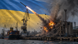 Ukrainian port operations suffers heavy disruptions amid ongoing military activity.