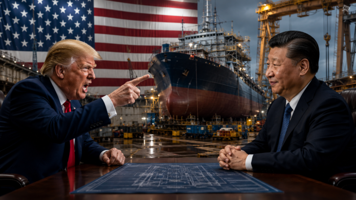 A specific image sits at the center of a fight reshaping the Trump administration's naval strateg that pits the urgency of countering China.