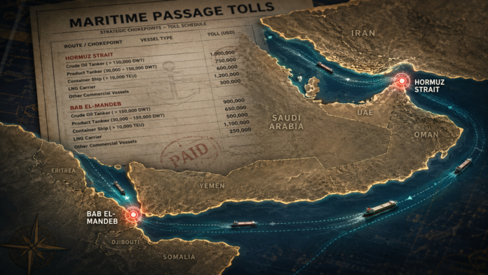 tollbooth red sea hormuz