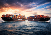Hapag-Lloyd details revised ZIM proposal to address Israeli concerns Hapag-Lloyd and ZIM container ships