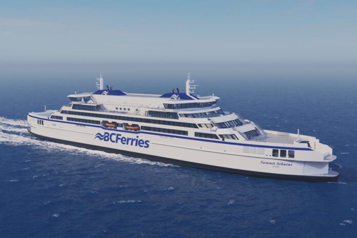 BC Ferries design rendering.