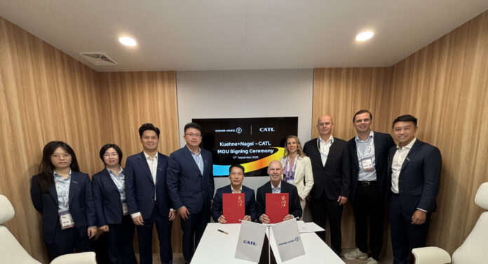 Kuehne+Nagel and CATL partner on battery logistics and truck electrification