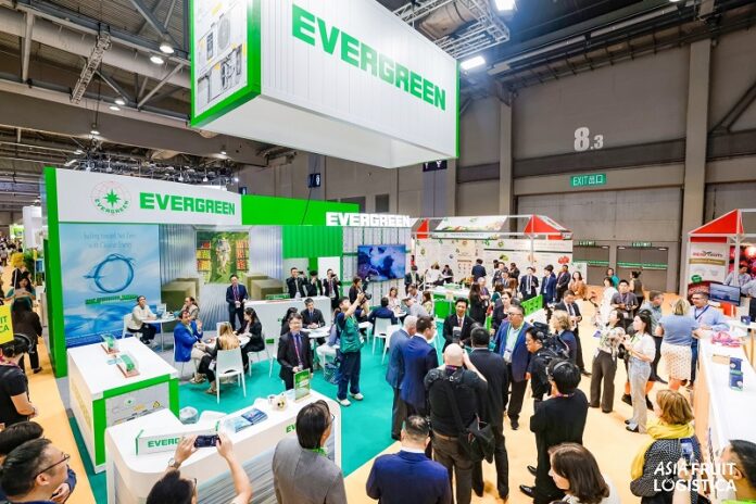 Evergreen Marine, reefer containers, refrigerated containers, cold chain, IoT, controlled atmosphere, container shipping, smart containers, fresh produce, Asia Fruit Logistica 2026