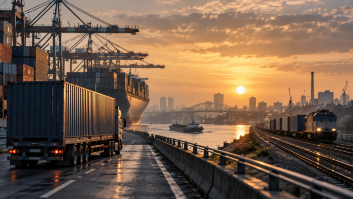 Container inland costs reflected across road, rail, barge and port operations as European logistics faces rising fuel and infrastructure pressures.