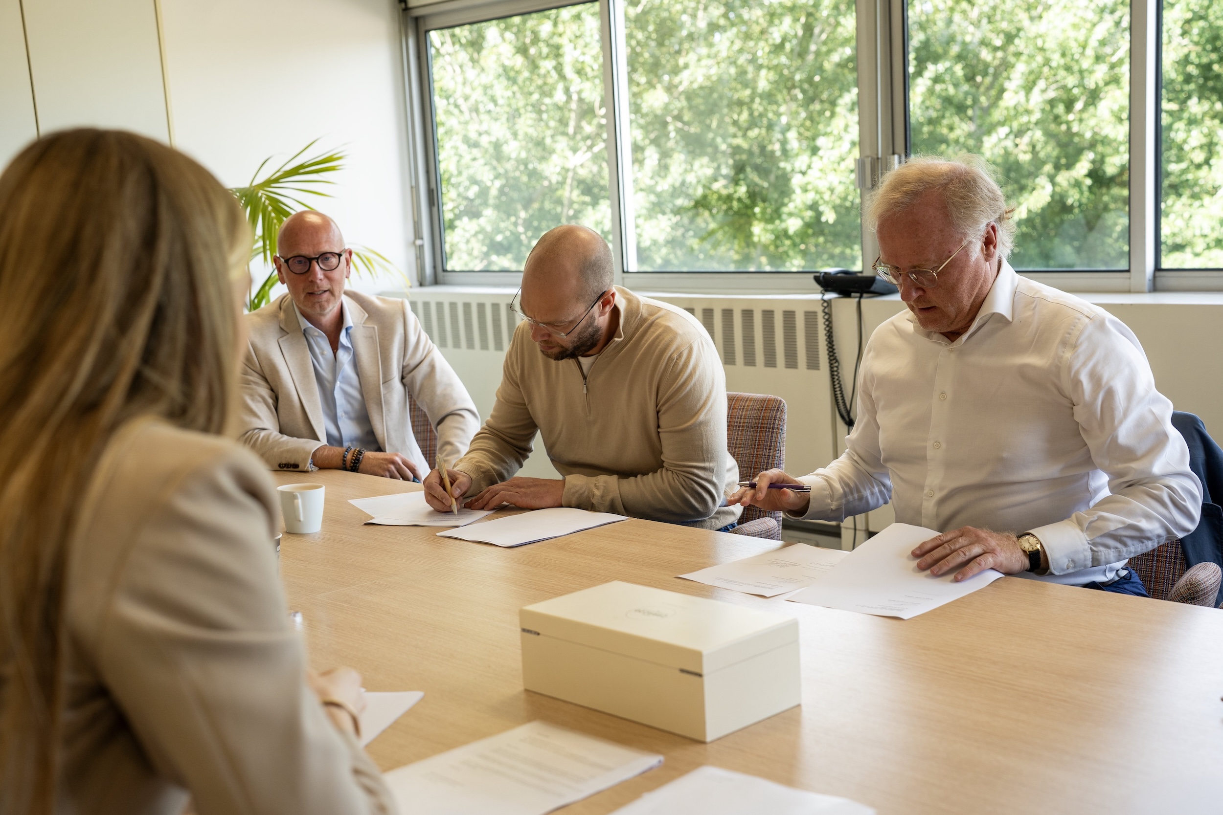 René van der Werff (L) Maarten van Wijngaarden (M) Rob Fladderak (R)