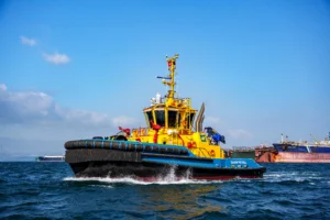 SAAM Towage christens Petrel tugboat in Arica