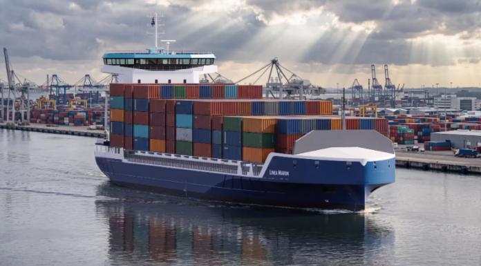 Damen unveils 1,100 TEU container feeder design Damen unveils 1,100 TEU container feeder design