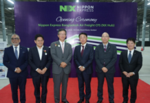 Nippon Express opens new air freight facility in Bangladesh (Opening ceremony participants) From left to right: Rezaul Alam, Director and Chief Operating Officer, NX Bangladesh Kazuiki Kataoka, Director, JETRO Dhaka Office Shinichi Saida, Ambassador Extraordinary and Plenipotentiary, Embassy of Japan in Bangladesh Jun Toyoda, Vice President, NX South Asia & Oceania Kei Sakai, Managing Director, NX Bangladesh Noriyoshi Tanaka, General Manager, Account Sales Business Unit, Nippon Express