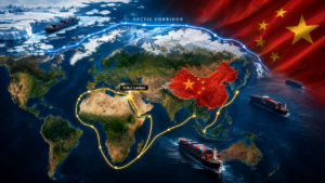 China's completion of a second commercial Arctic container voyage to Britain in 2026 should be read as a deliberate positioning.