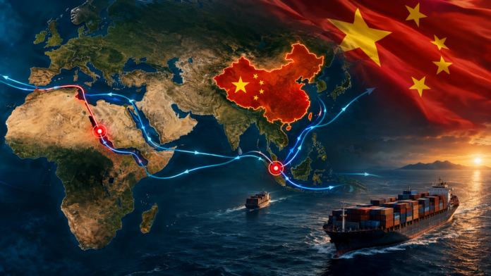 China's maritime strategy has been shadowed by an anxiety: that the economic lifelines run through a handful of waters it does not control.