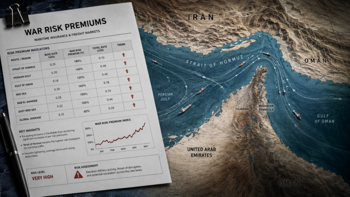 For six months, Saudi Arabia has been trying to outrun a single number: the price of insuring a ship.