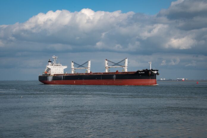 A bulk carrier