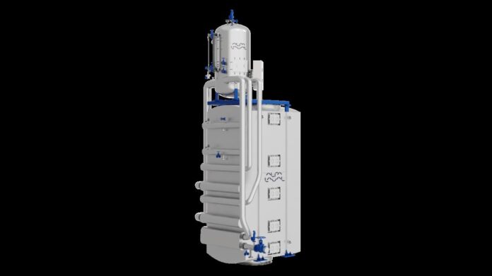 Alfa Laval Hukka-5 is a next-generation exhaust gas steam boiler for waste heat recovery on cruise vessels and passenger ferries