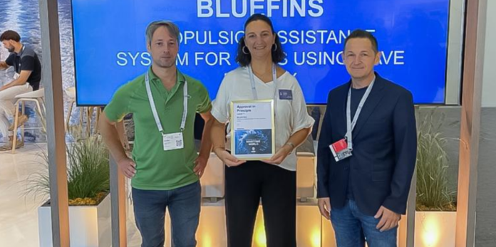 Bureau Veritas Marine and Offshore has issued an Approval in Principle to Bluefins for its WaveDrive propulsion assistance system.