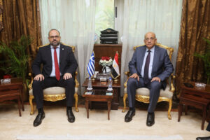 The Alexandria Port received a high-level Greek delegation within the framework of the third session of the Joint Maritime Committee.