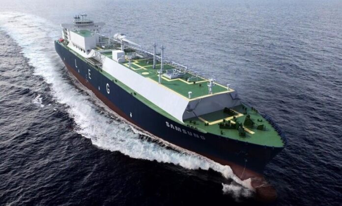 Nord Gas Solutions has been contracted to supply its Cargo Handling and Fuel Gas Supply System for two additional VLECs being built at Samsung Heavy Industries in Korea. © Mitsui OSK/Samsung Heavy Industries