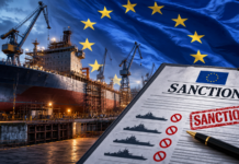 Shipyards as the new front of great-power competition EU sanctions on Russia’s naval yards and a Hanwha-built Jones Act containership show two sides of the same contest.