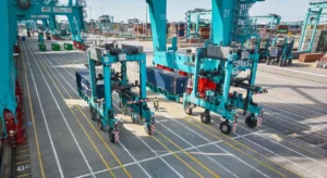 Port of Virginia orders 10 electric straddle carriers from Kalmar