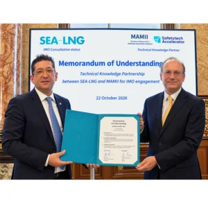 SEA-LNG and MAMII sign four-year partnership on methane emissions